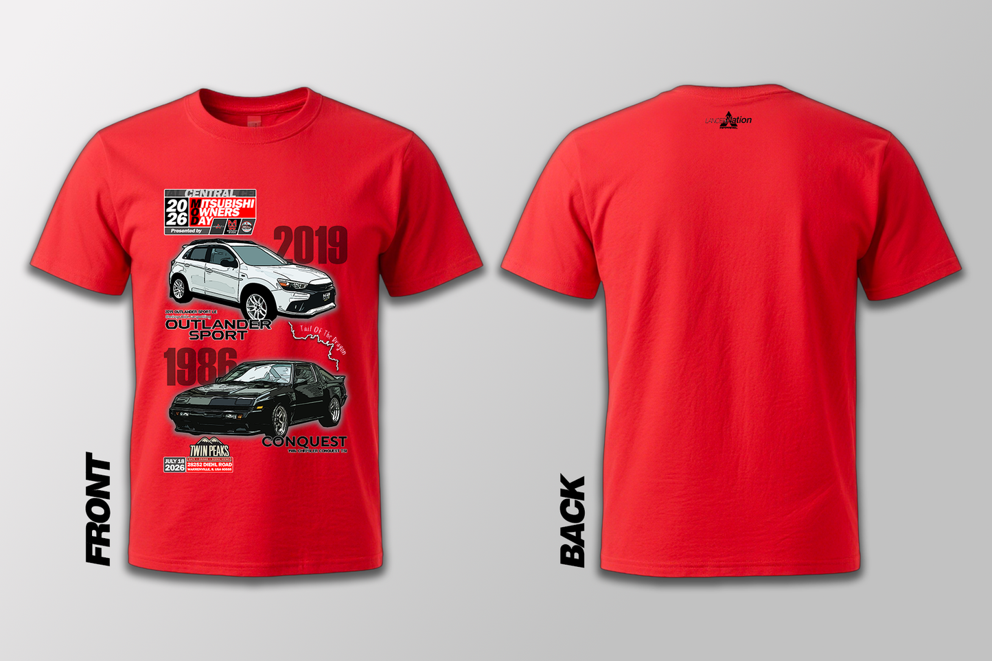 Mitsubishi Owners Day Central 2026 T-Shirt