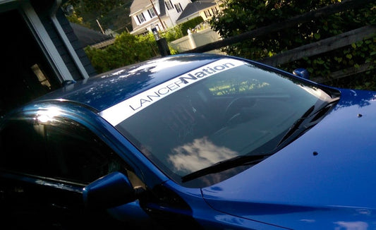 Official LancerNation Windshield Banner