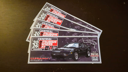 Mitsubishi Owners Day Central 2026 Exclusive Sticker
