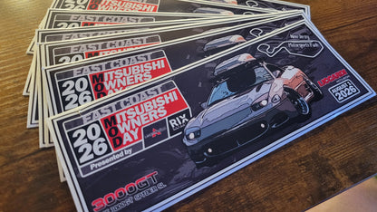 Mitsubishi Owners Day East 2026 Exclusive Sticker