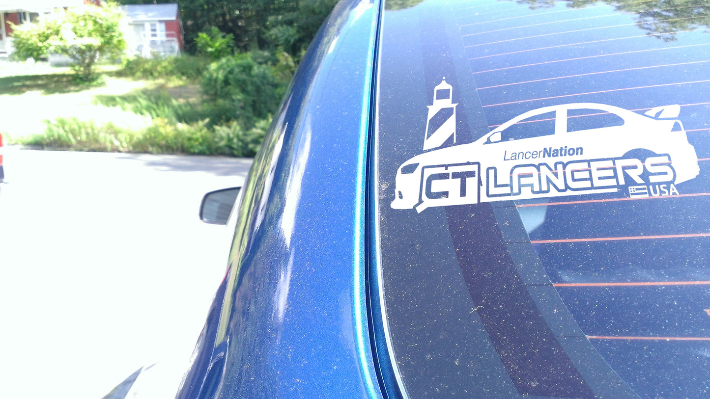 CT Lancers V2.0 Third Window Sticker