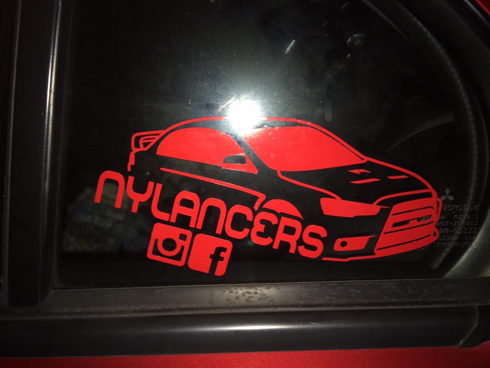 NY Lancers Third Window Sticker