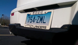 CT Lancers License Plate Frame