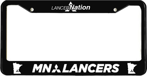 MN Lancers License Plate Frame