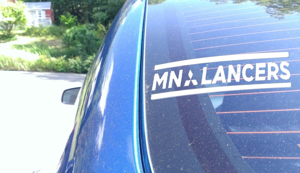 MN Lancers Third Window Text Sticker