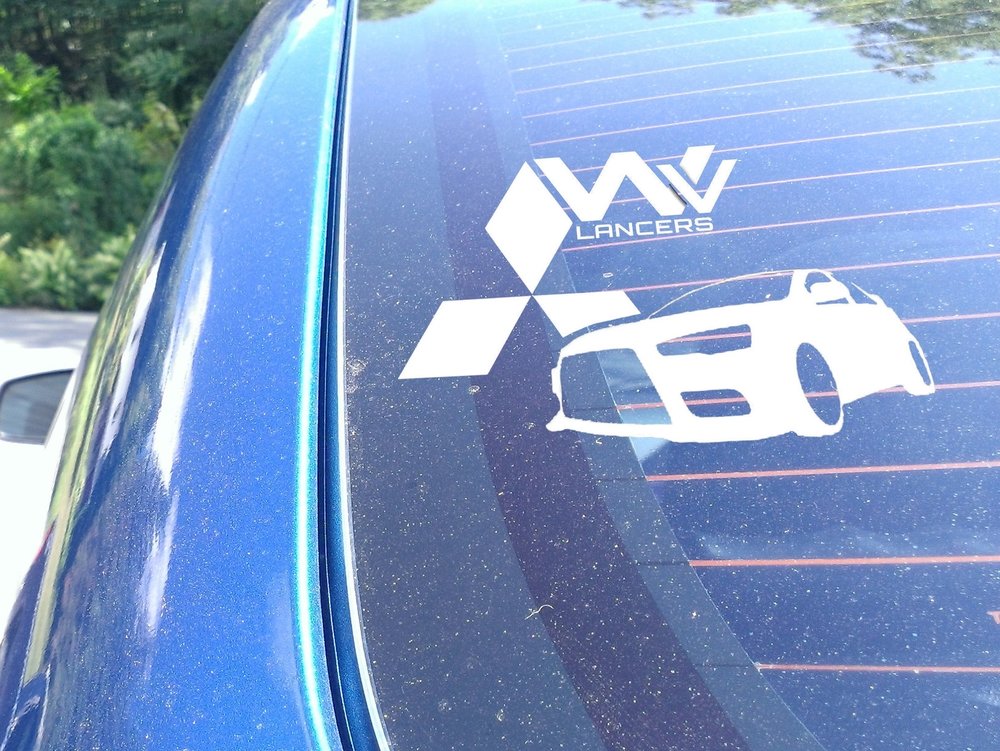 WV Lancers Third Window Sticker